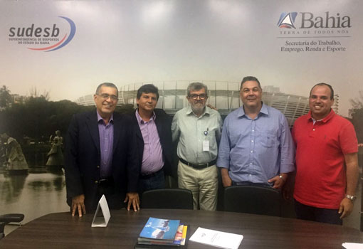 Presidente da Câmara de Vereadores de Brumado, Léo Vasconcelos participa de audiência na Sudesb