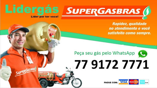 Brumado: Peça o seu gás na Lidergás pelo Whatsapp