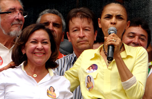Eleições 2014: Tática de Lídice de colar na imagem de Marina não deu certo, admite cúpula da campanha