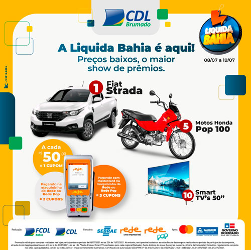 Comércio de Brumado participa da campanha Liquida Bahia