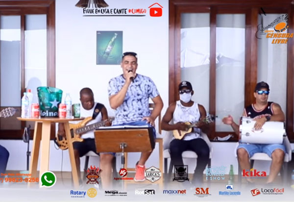 Brumado: Live Solidária da Banda Censura Livre arrecada mais de 15 toneladas de alimentos