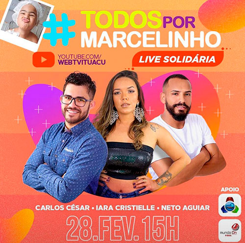 Ituaçu: Participe da Live Solidária em prol do pequeno Marcelinho