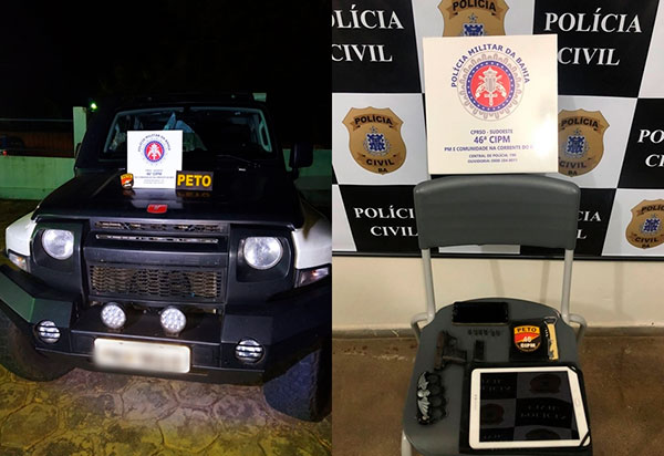 Dupla é detida em Livramento; idoso de 65 anos tinha mandado de prisão em aberto