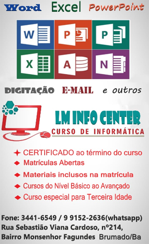 Brumado: conheça o curso de informática LM Info Center 