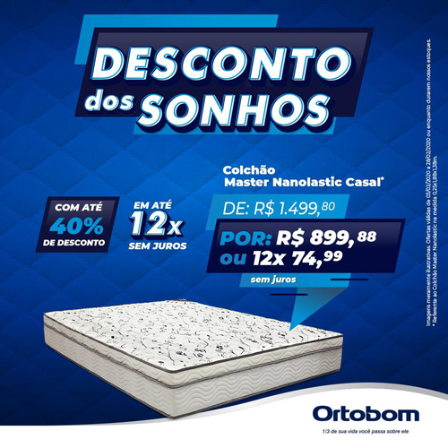 Brumado: desconto dos sonhos é na loja Ortobom; confira a oferta