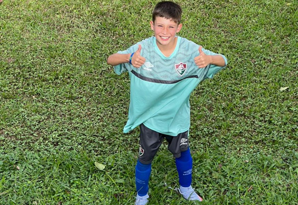 Brumado: Lucas Silva, da escolinha América Futebol, irá treinar no Sub-10 do Fluminense
