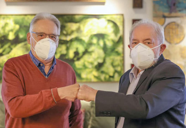 FHC e Lula almoçam juntos após anúncios de voto contra Bolsonaro