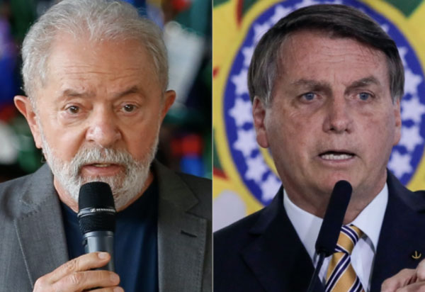 Pesquisa Ipec/TV Globo: Lula tem 44% e Bolsonaro 32% no 1° turno de 2022