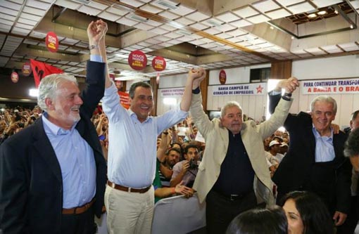 Eleições 2014: TRE libera propaganda de Rui Costa com Lula