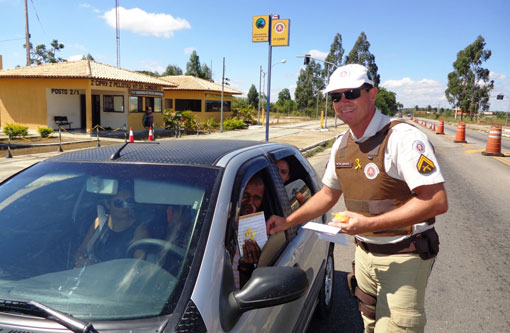 Brumado: Polícia Rodoviária Estadual adere ao Movimento Maio Amarelo