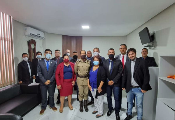 Comando da 34ª CIPM visita casa legislativa de Brumado