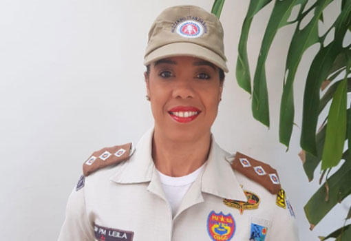 Capitã Leila é promovida a Major da Polícia Militar da Bahia