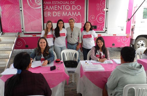 Aracatu: Município recebeu Unidade Móvel de Mamografia do Programa Estadual de Controle do Câncer de Mama