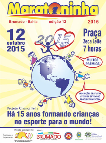 Brumado: Dia das Crianças será comemorado com a 12ª Maratoninha