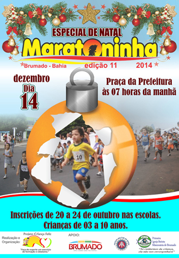 Brumado: Em dezembro acontecerá a Maratoninha de Natal