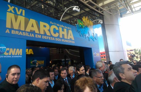 Marcha a Brasília: Prefeitos e vereadores protestaram