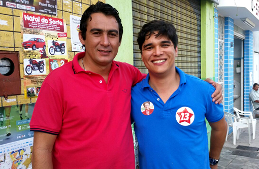 Brumado: Márcio Moreira e Vitor Bonfim comemoram vitória de Dilma Rousseff