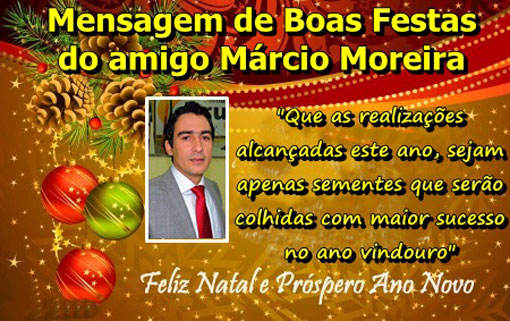 Vereador Márcio Moreira deseja um feliz natal a todos os brumadenses