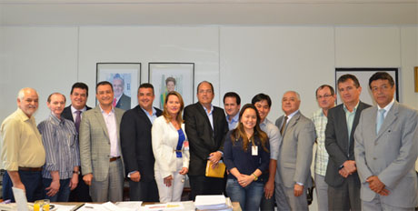 Marquinho Viana participa do anúncio da barragem da Casa Branca