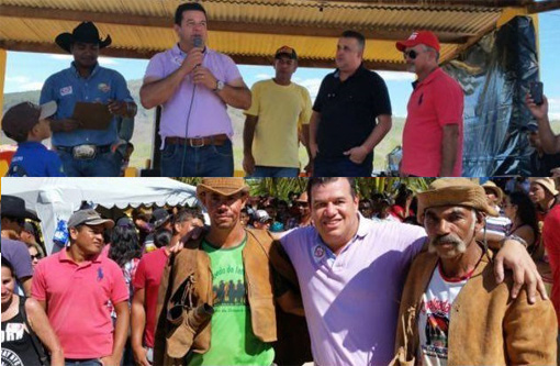 Deputado Marquinho Viana participa da festa “Pega do Boi no Mato” em Barra da Estiva
