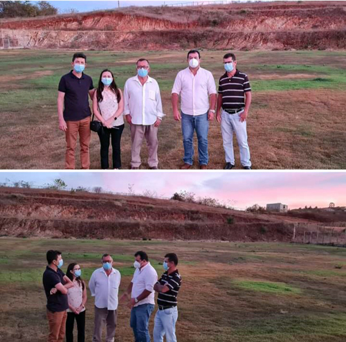 Deputado Marquinho Viana visita área em Maetinga que será requalificada para a prática de esportes e lazer