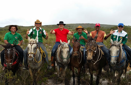 Deputado e cavaleiros vão à Montaria em Barra da Estiva