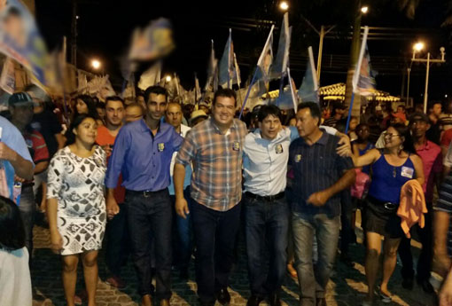 Aracatu: Sérgio Maia e Lêda Matias inauguram comitê com presença de Marquinho Viana