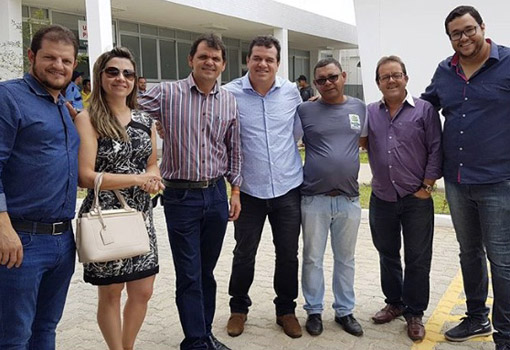 Deputado Marquinho Viana cumpre agenda com o governador Rui Costa em Conquista