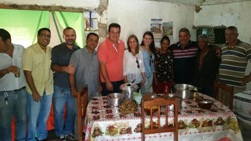 Deputado Marquinho Viana participa de almoço em Contendas do Sincorá
