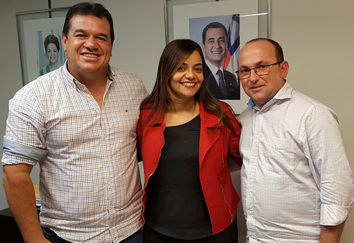 Deputado Marquinho Viana leva prefeito de Presidente Jânio Quadros  à SERIN