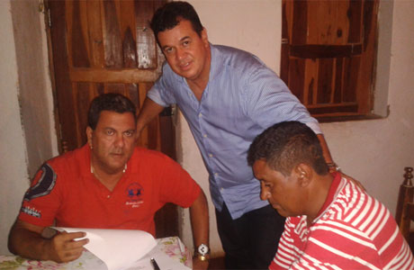 Marquinho Viana e o ex-deputado Robério Nunes com mais um aliado em Érico Cardoso