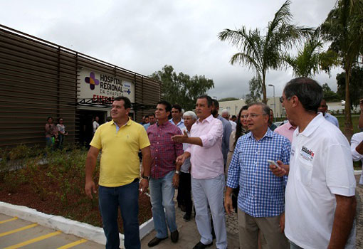 Deputado Marquinho Viana participa da inauguração do Hospital Regional da Chapada, com Rui Costa