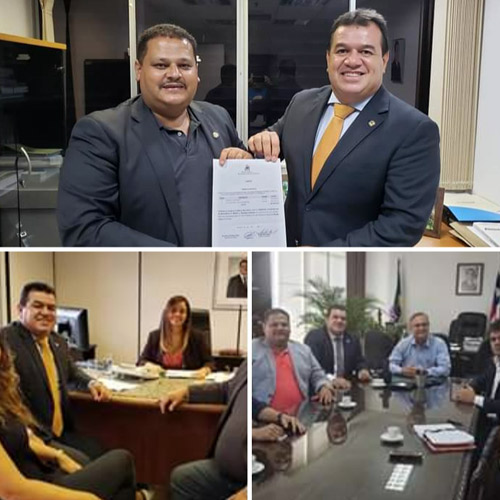 Deputado Marquinho Viana acompanhou prefeito de Ibicoara em ato para doação ao município de um aparelho de RX e Ultrassonografia 