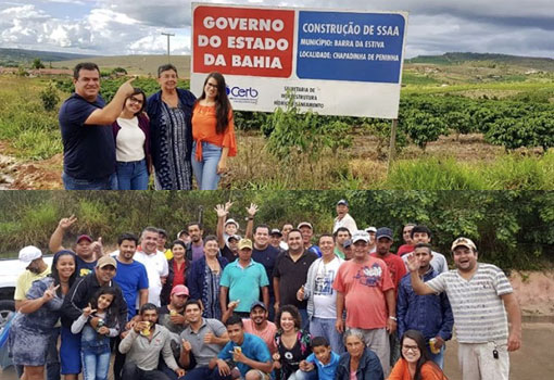 Deputado Marquinho Viana inaugura sistema de Água em Barra da Estiva