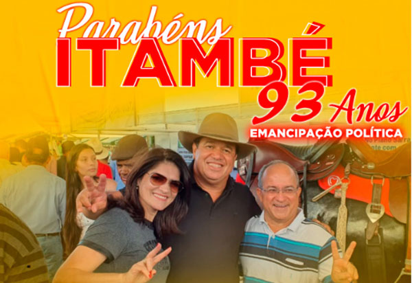 Deputado Marquinho Viana parabeniza Itambé pelos 93 anos de emancipação política