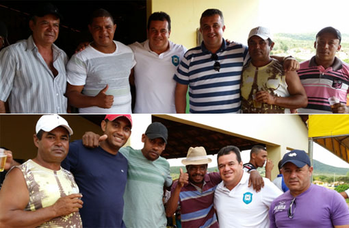 Marquinho Viana participa da festa do Entroncamento de Rena, em Barra da Estiva