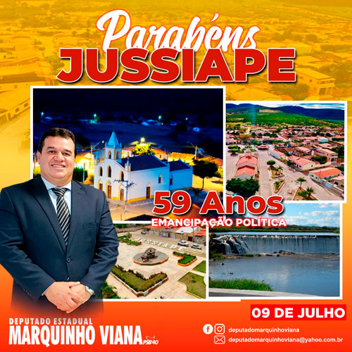 Deputado Marquinho Viana parabeniza Jussiape