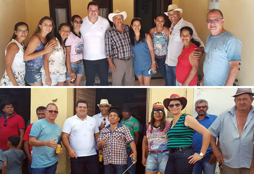 Deputado Marquinho esteve com lideranças políticas em Macaúbas