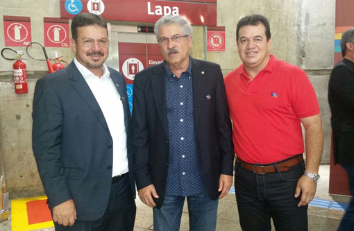 Salvador: Deputado Marquinho Viana participa da inauguração da estação do metrô na Bonocô