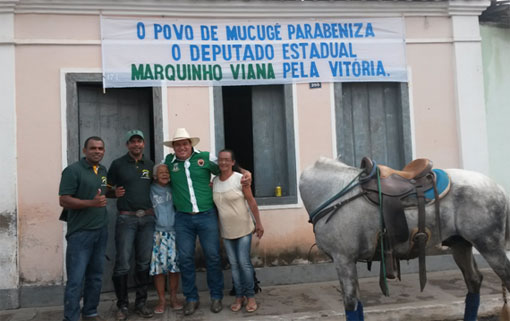Deputado Marquinho Viana participa da 2ª Cavalgada de Mucugê