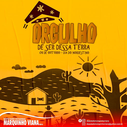 Deputado Marquinho Viana celebra Dia do Nordestino 