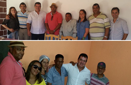 Deputado Marquinho Viana visita aliados em Planalto