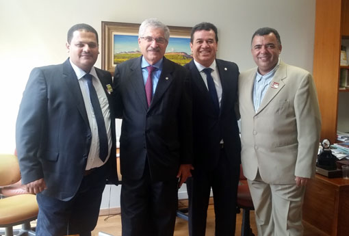 Deputado Marquinho Viana vai a Brasília com prefeitos eleitos de Livramento de Nossa Senhora e Ibicoara