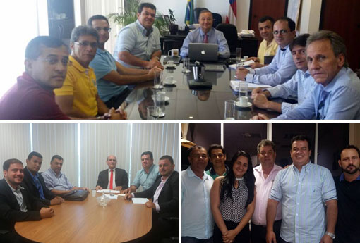 Marquinho Viana participa de audiências e recebe autoridades políticas em seu gabinete