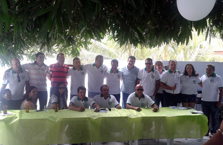 Marquinho Viana na instalação do Diretório  do PV em Livramento