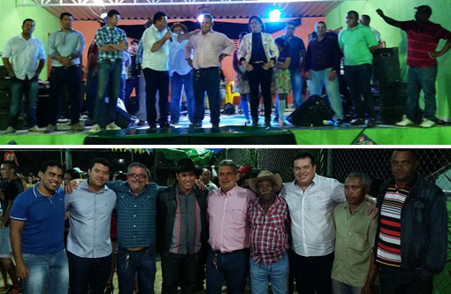 Deputado Marquinho Viana participa de inauguração de quadra de esportes em Contendas do Sincorá