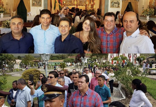 Deputado Marquinho Viana participa da festa de Corpus Christi em Rio de Contas