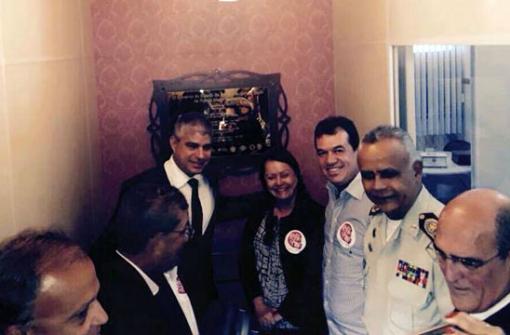 Deputado Marquinho Viana participa da solenidade de implantação da Ronda Maria da Penha em Conquista