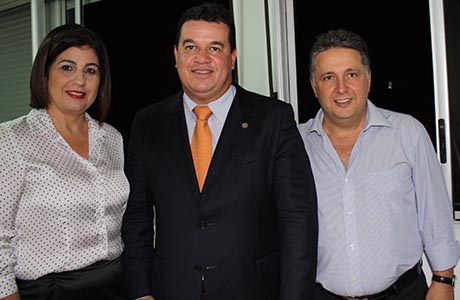 MARQUINHO VIANA PRESENTE EM RECEPÇÃO A CÉZAR BORGES