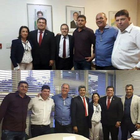 Deputado Marquinho Viana recebe vereadores de Anagé na AL-BA